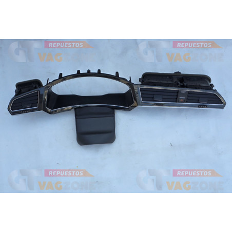 moldura frontal con difusores de aire vw tiguan 2019