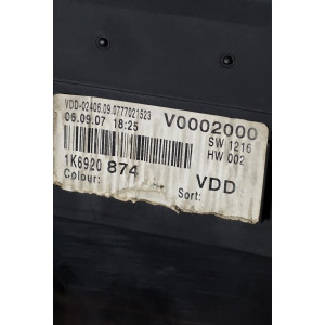 Sinóptico Vw Golf Gti Mk5 2008 1K6920874