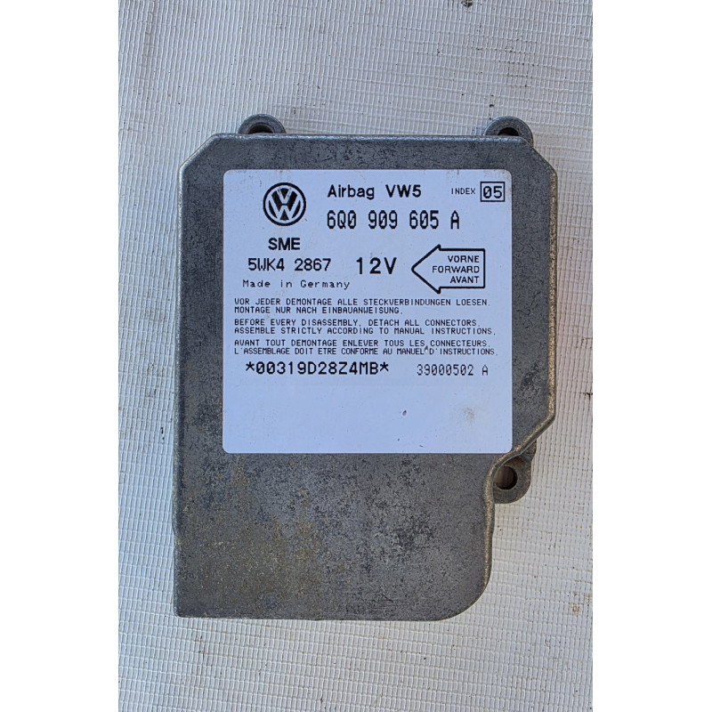 modulo control airbag vw bora golf mk4 2007