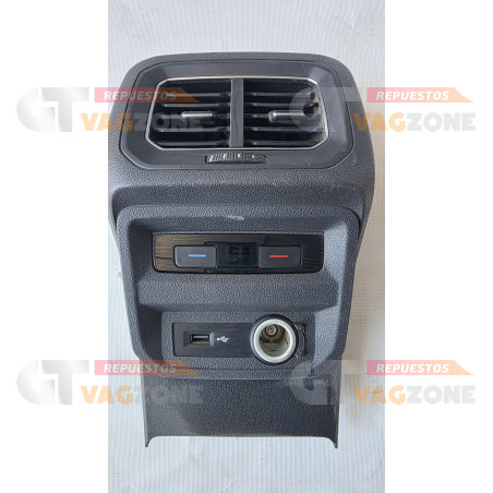 panel control trasero aire ac  vw tiguan 2018